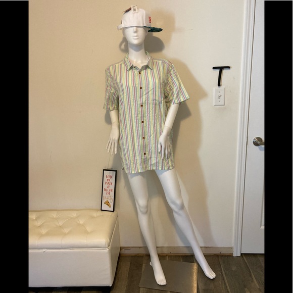 🆕👔ELEMENT SEARSUCKER COTTON SHIRT👔🆕 - Picture 5 of 16